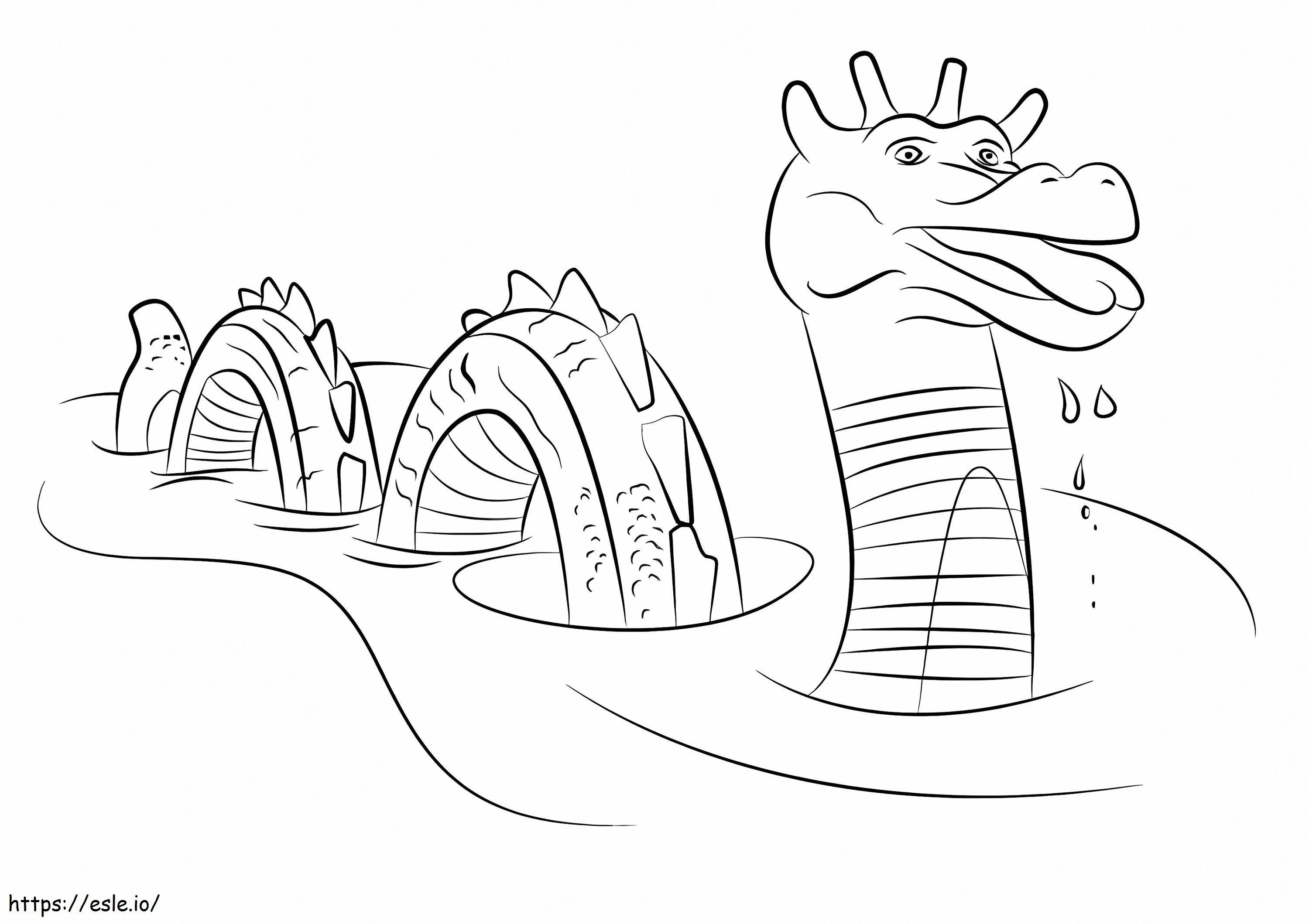 Canada Ogopogo coloring page