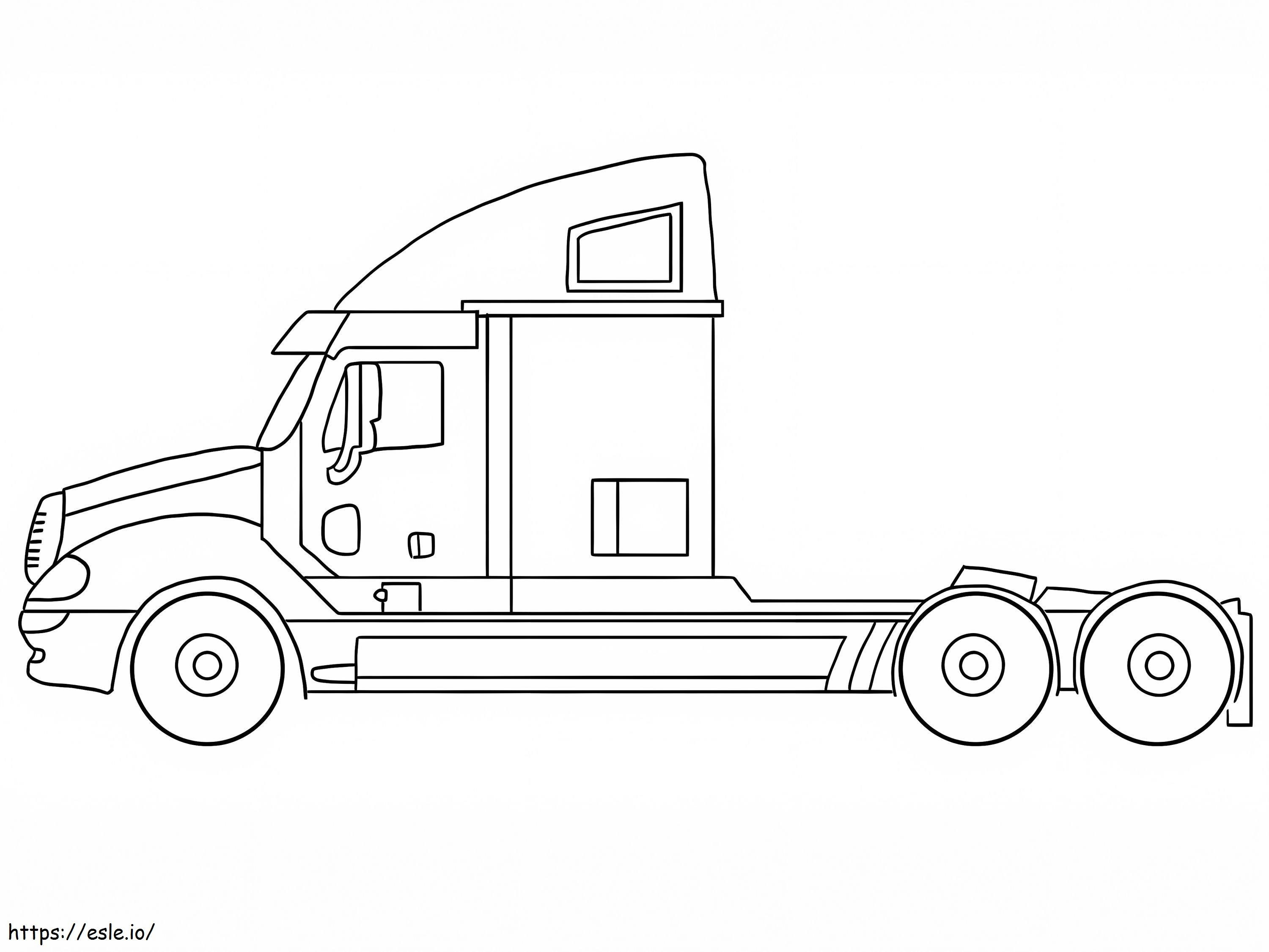 Coloriage Freightliner facile à imprimer dessin