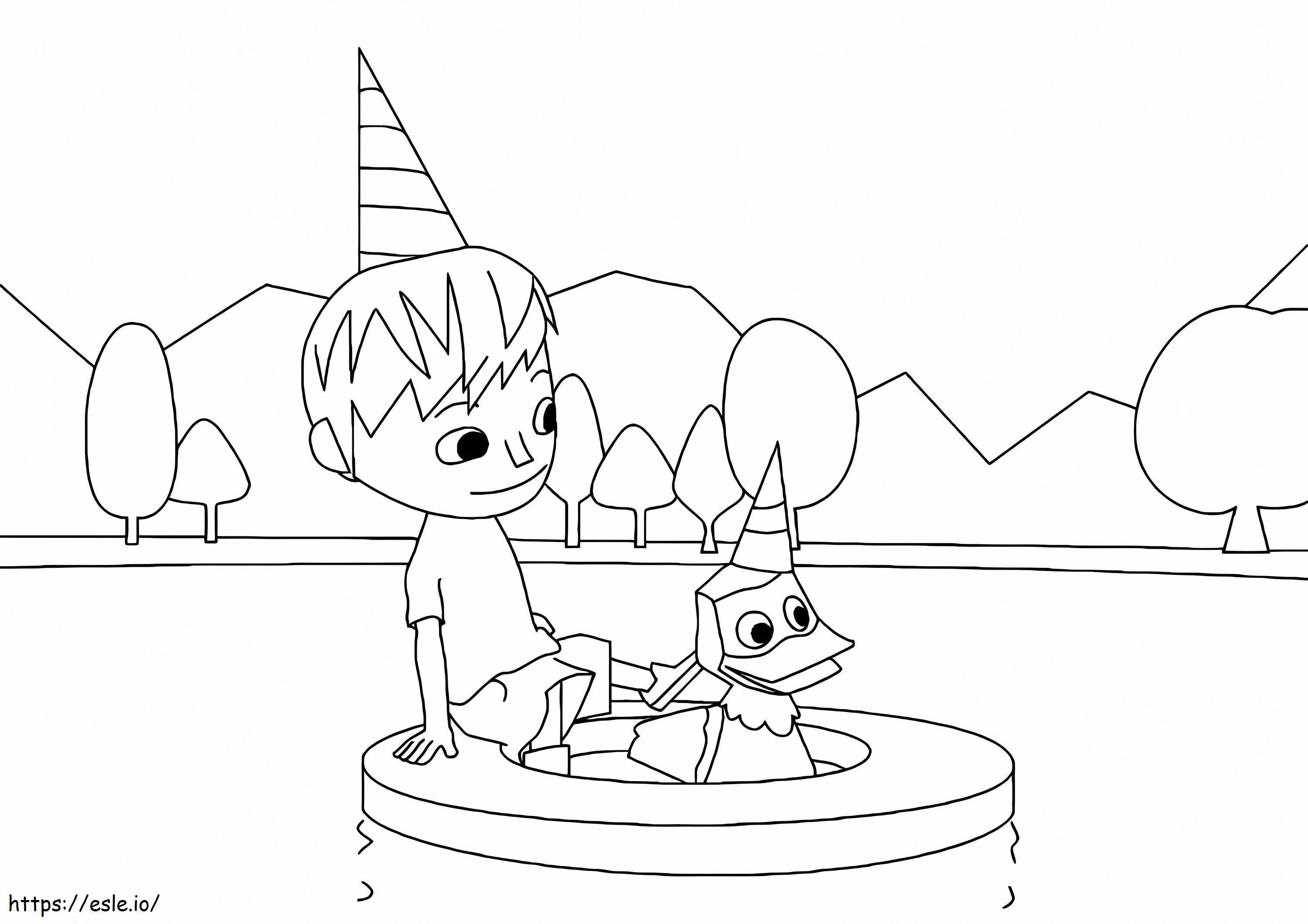 Printable Zack And Quack coloring page