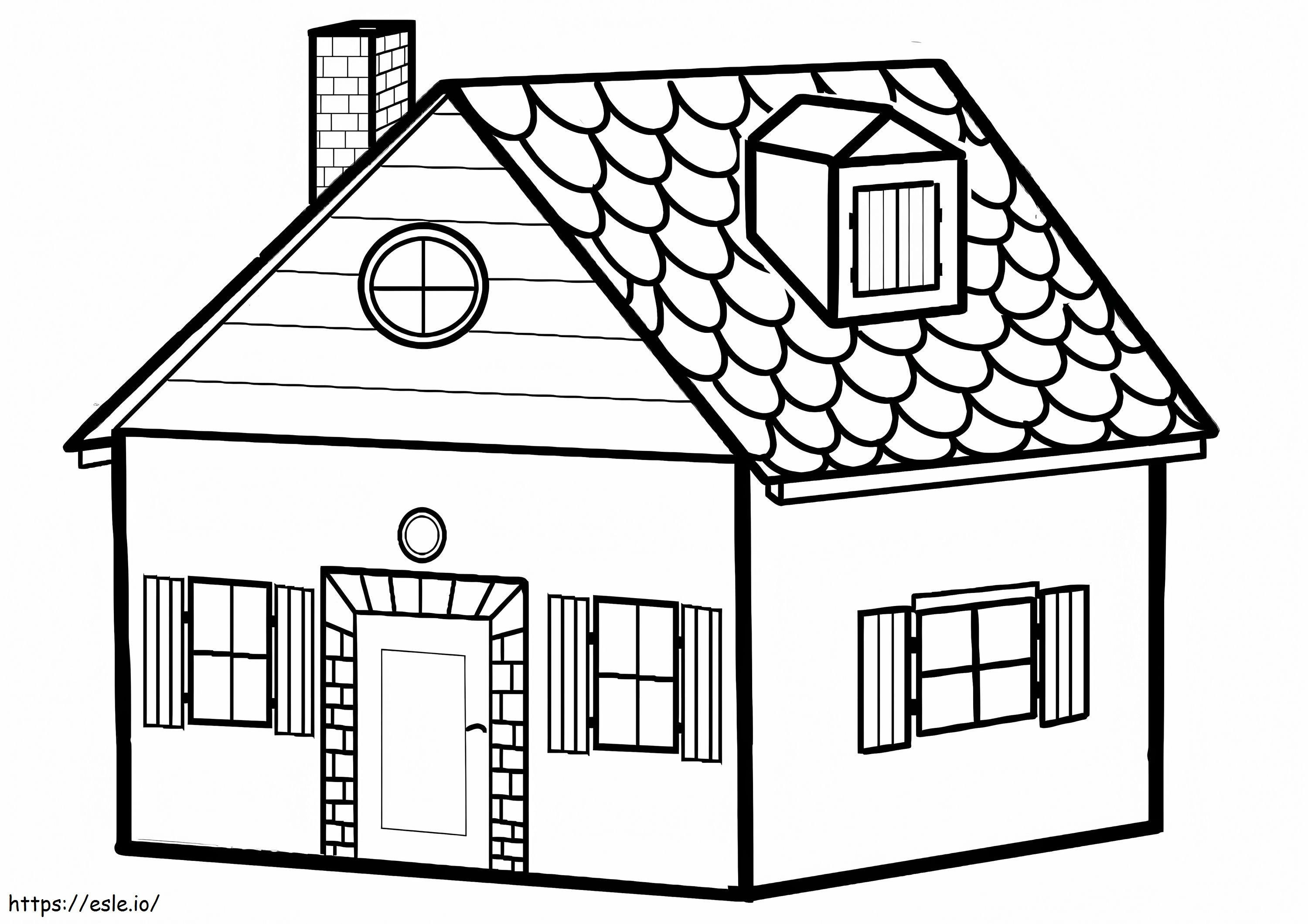 Children'S House coloring page