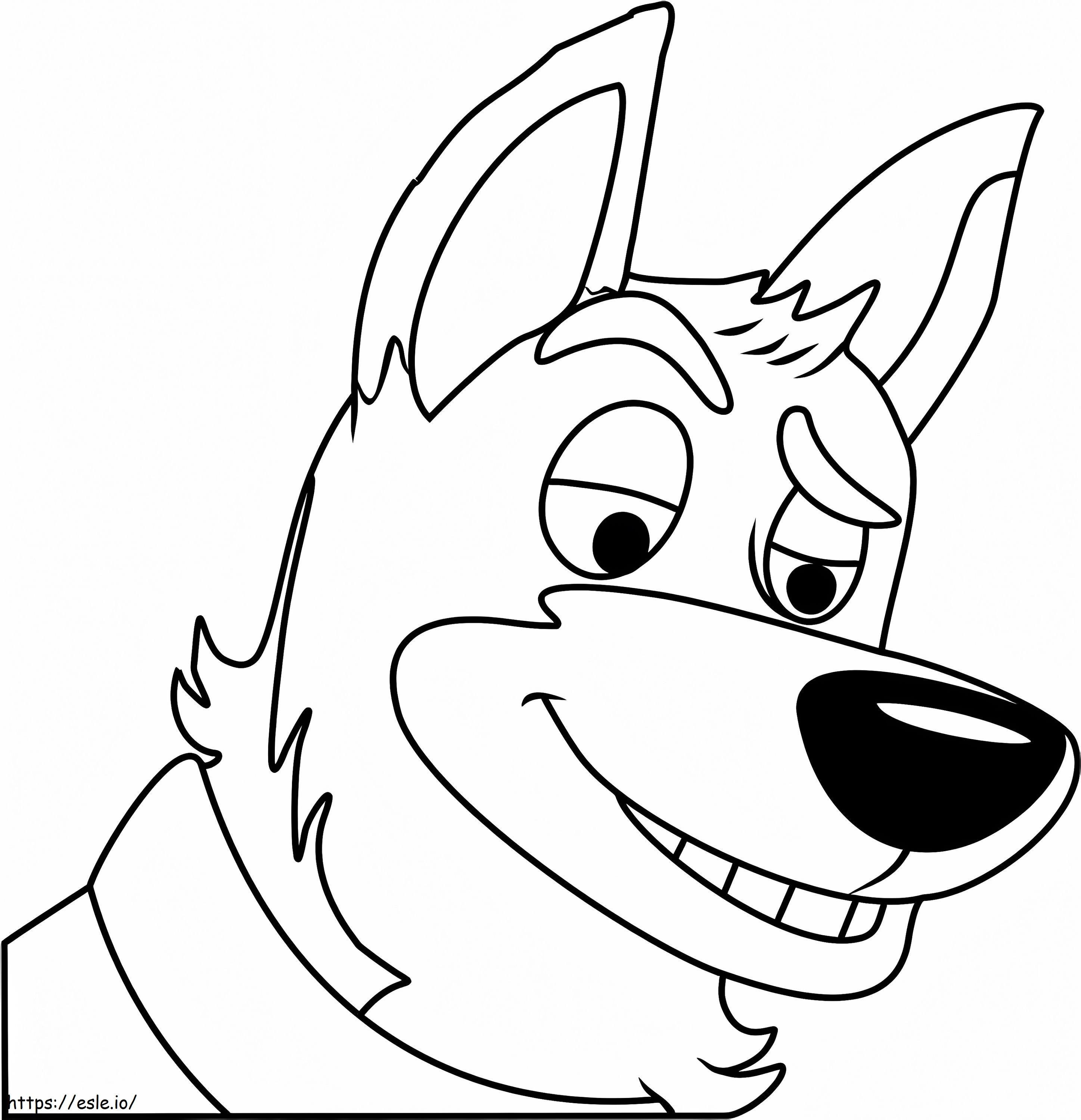 Sarge From Pound Puppies coloring page