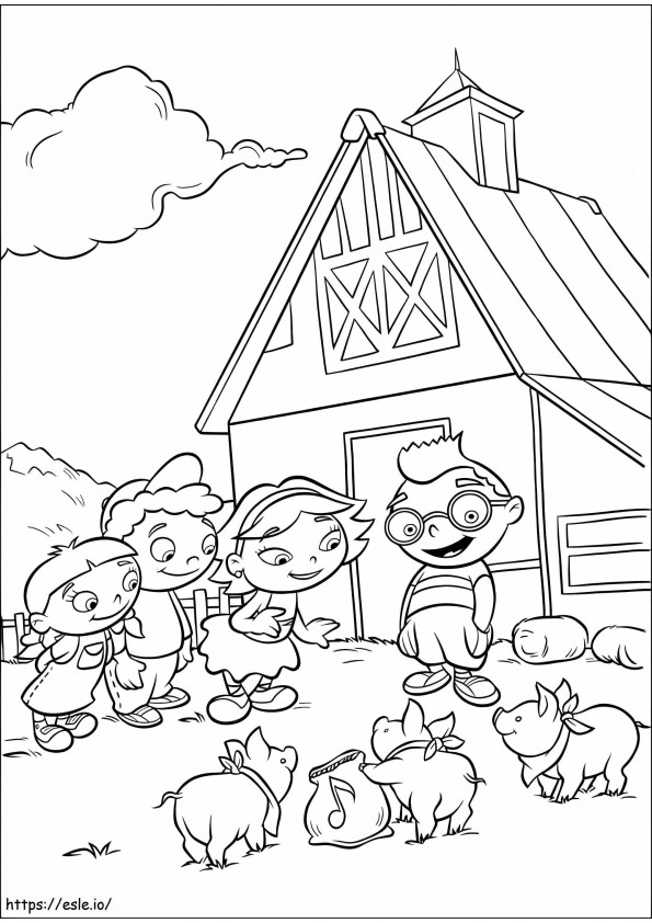 Little Einsteins 5 coloring page