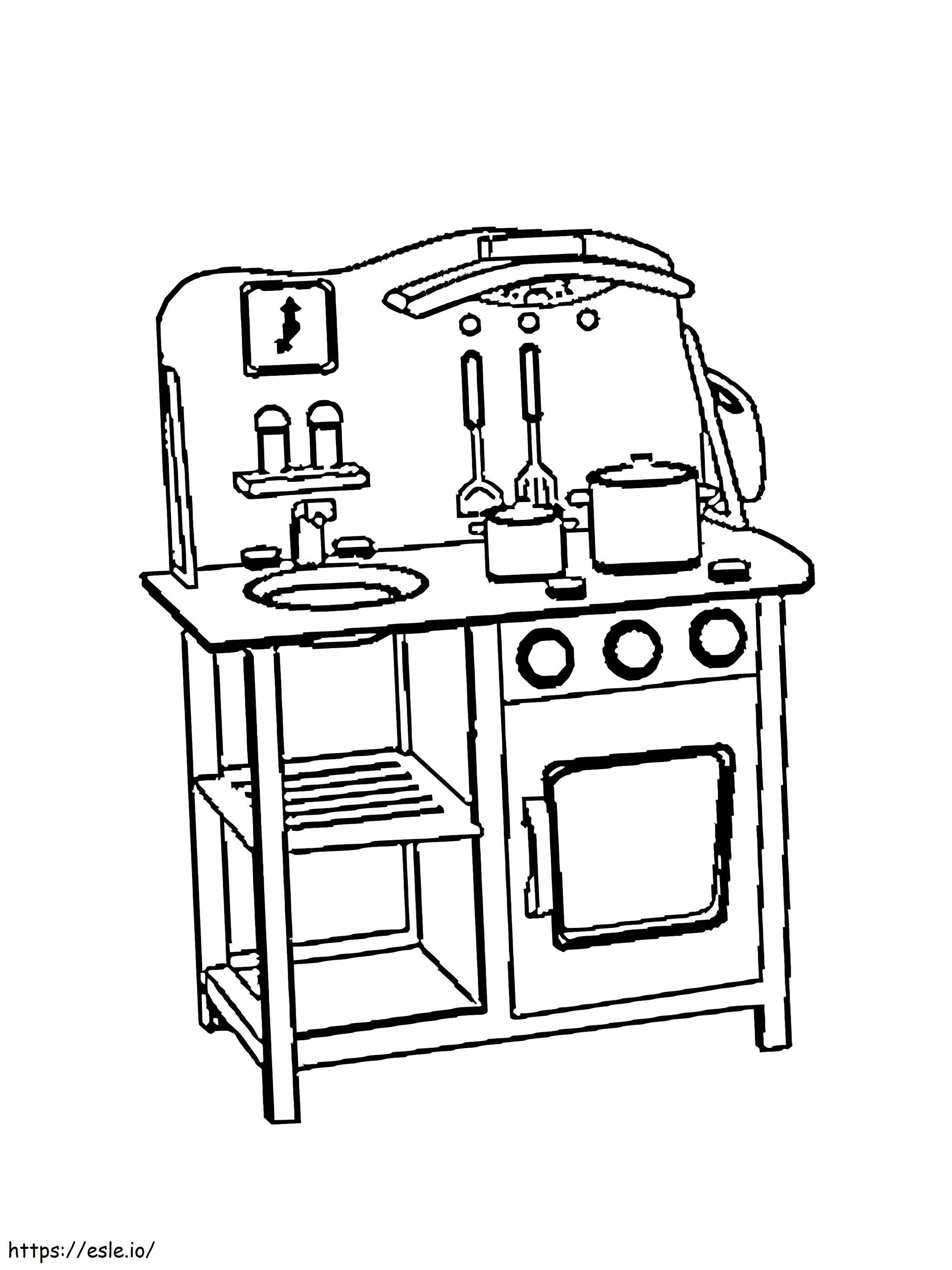 Kitchen Toy coloring page