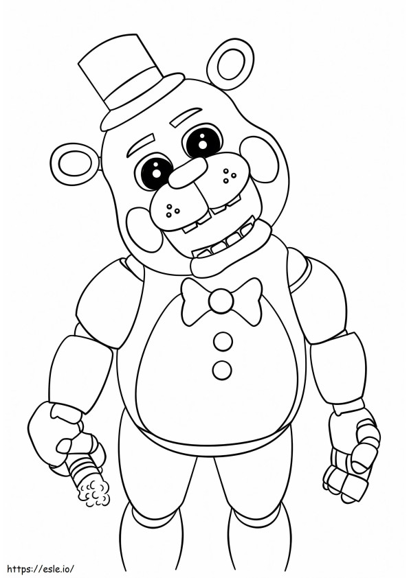 1576483773 Cute Five Nights At Freddys coloring page