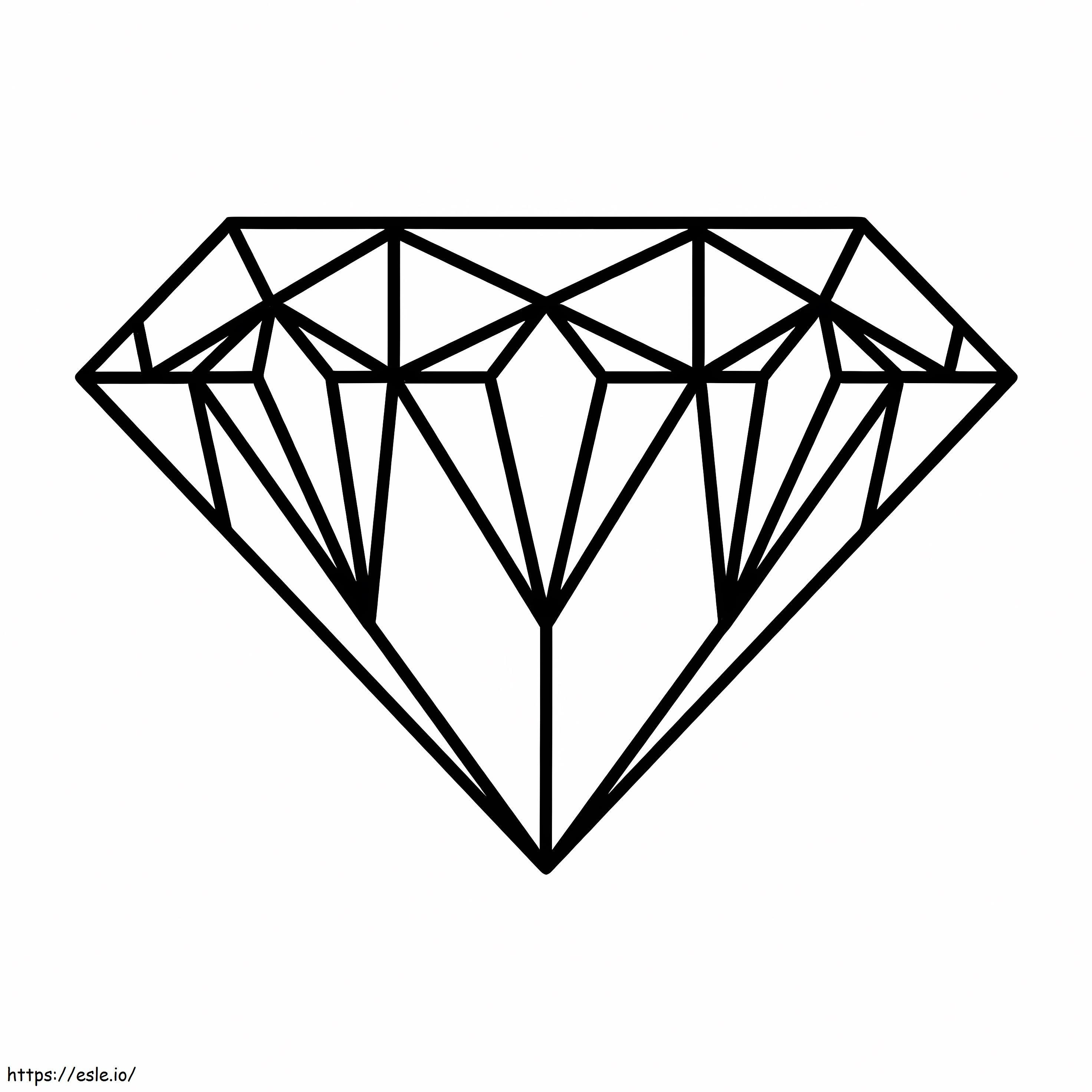 Diamant zum Ausmalen ausmalbilder