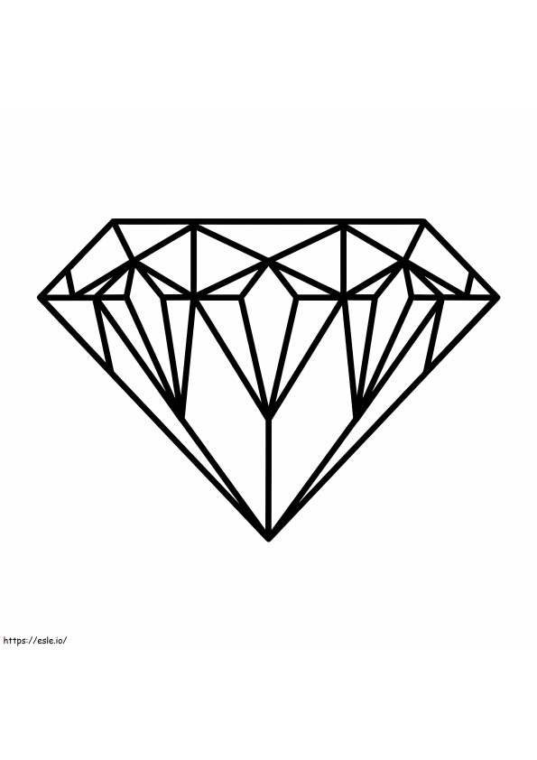 Diamond To Color coloring page