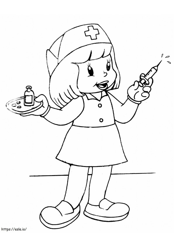 Baby Doctor coloring page