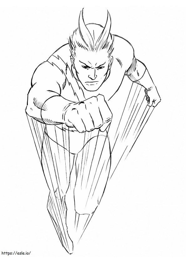 Cool Quicksilver coloring page