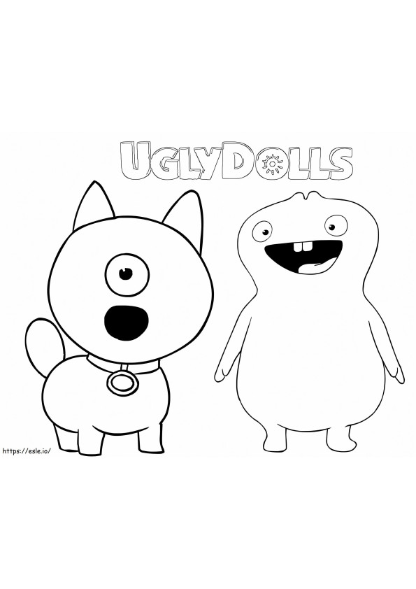 UglyDolls 1 coloring page