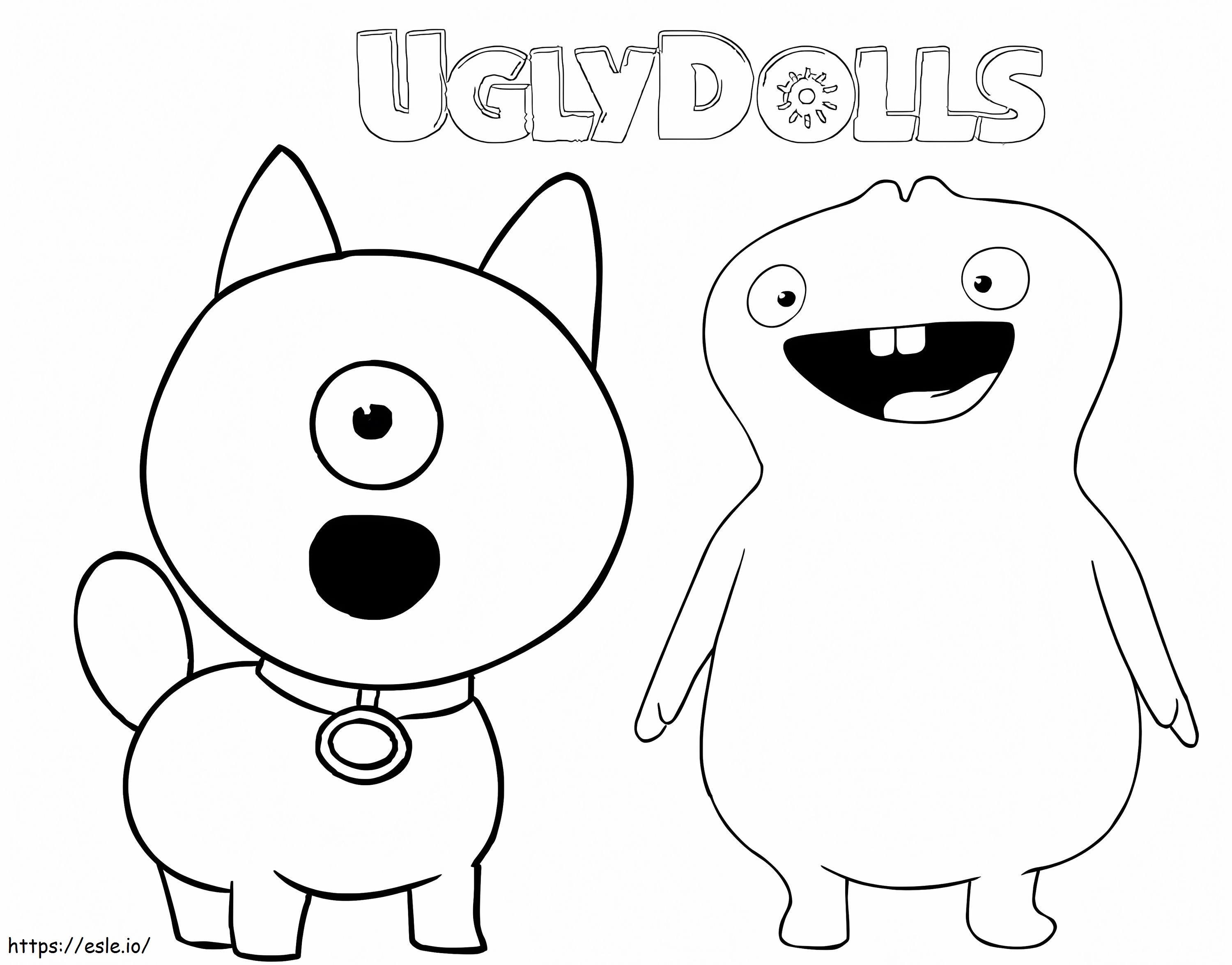 UglyDolls 1 Coloring Page - Free Printable for Kids