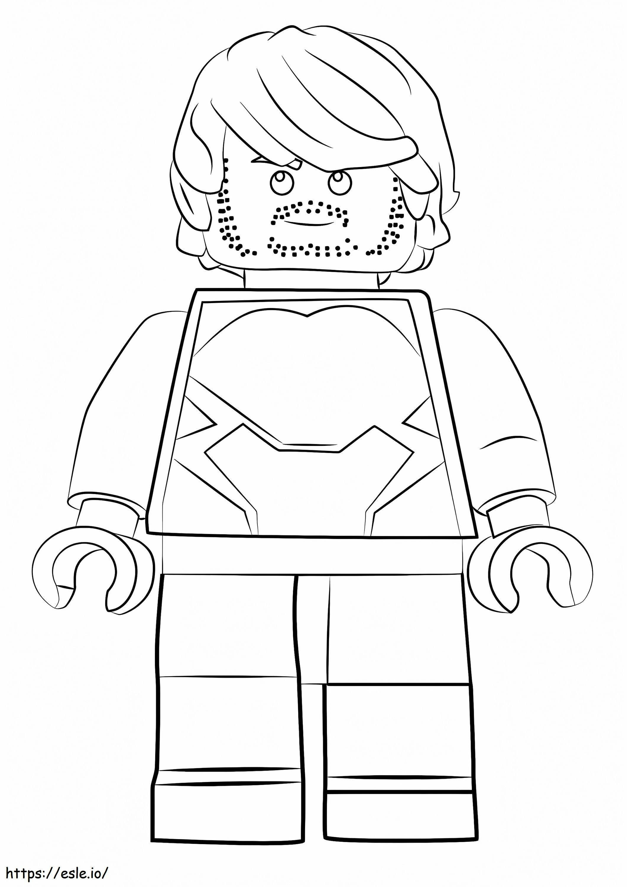 Lego Quicksilver coloring page