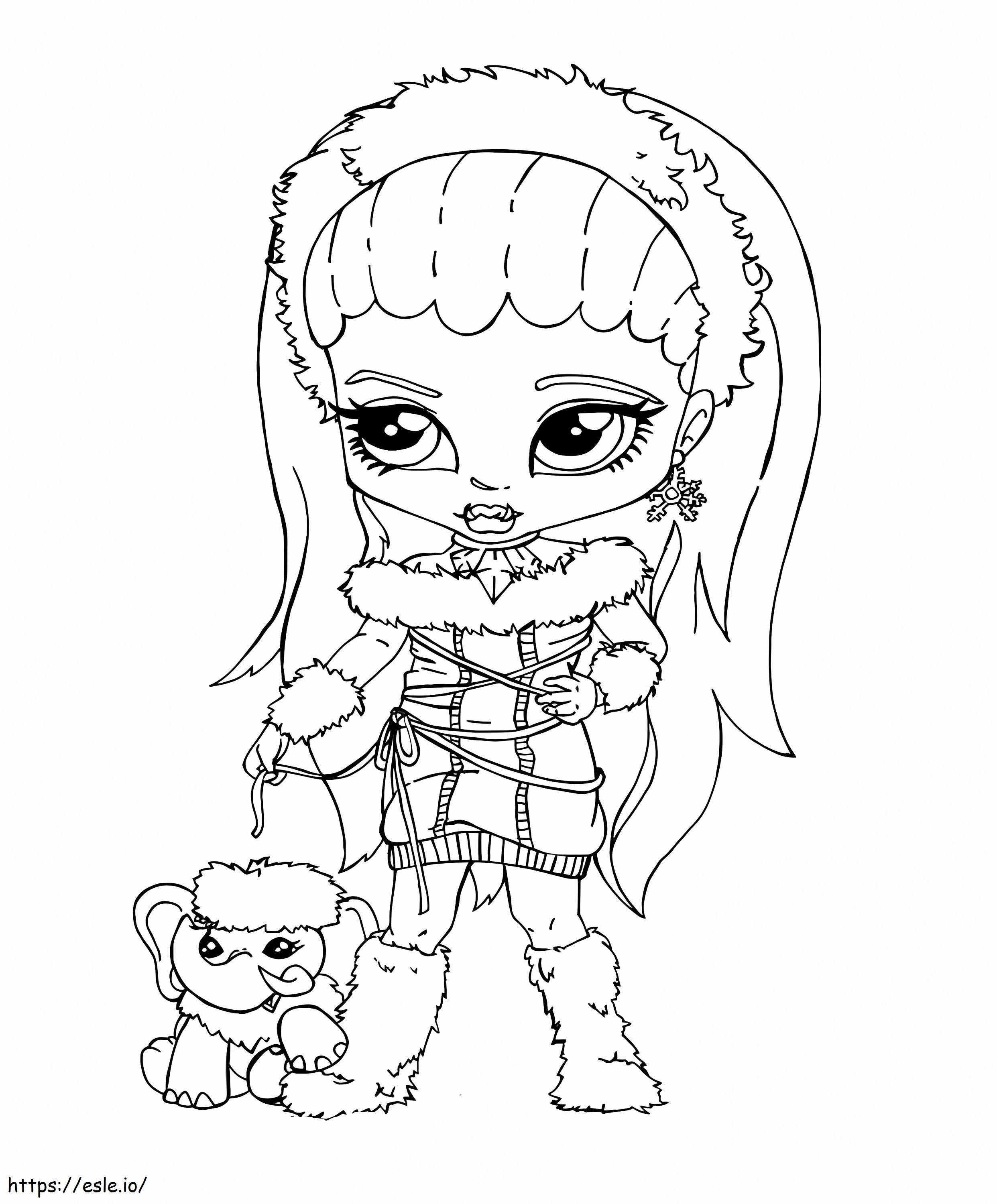 Kleurplaten Monster High Babies