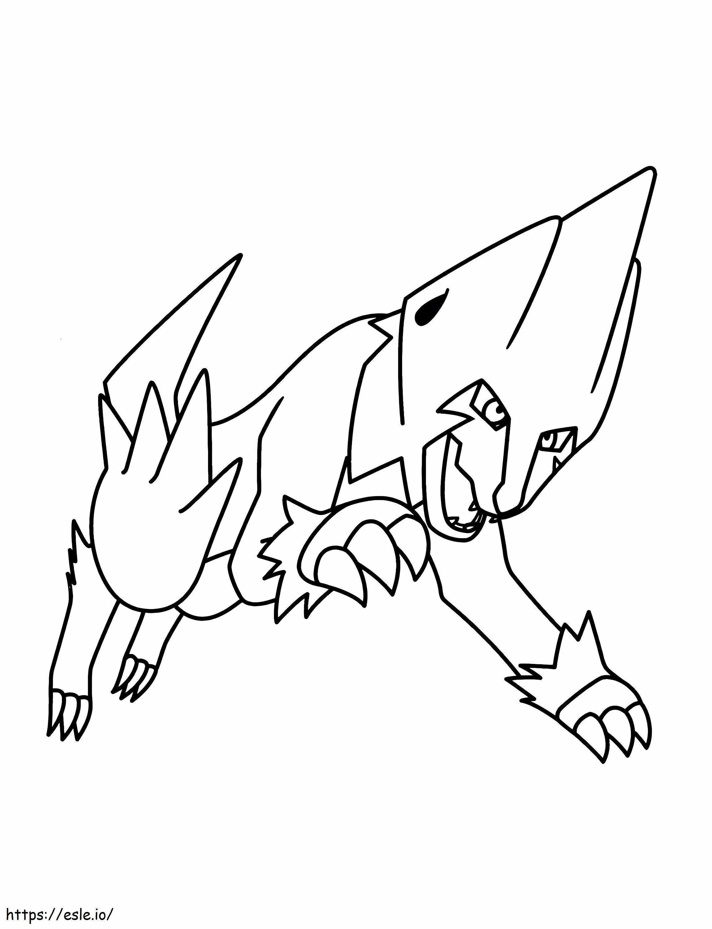 Manectric coloring page
