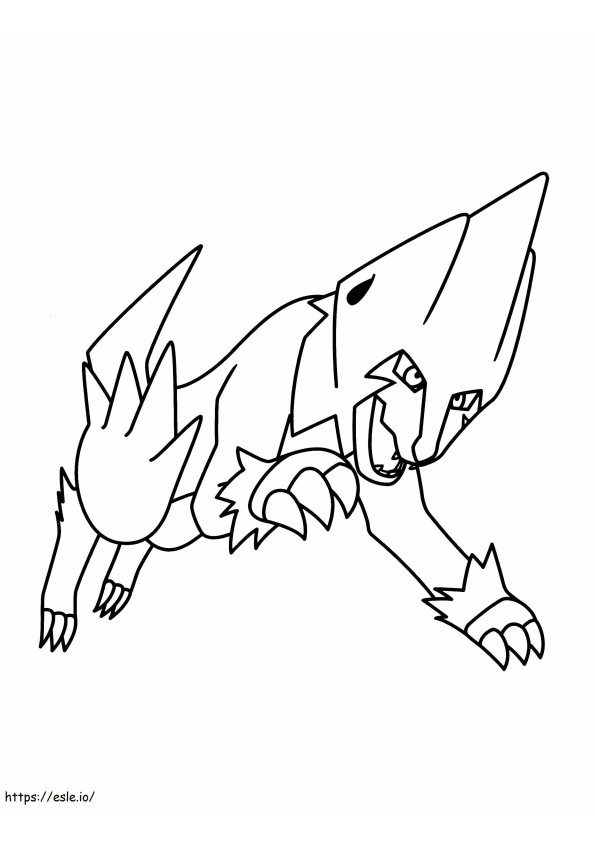 Manectric coloring page