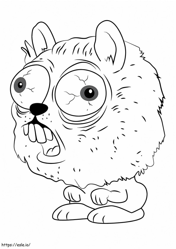 Horrid Hamster coloring page