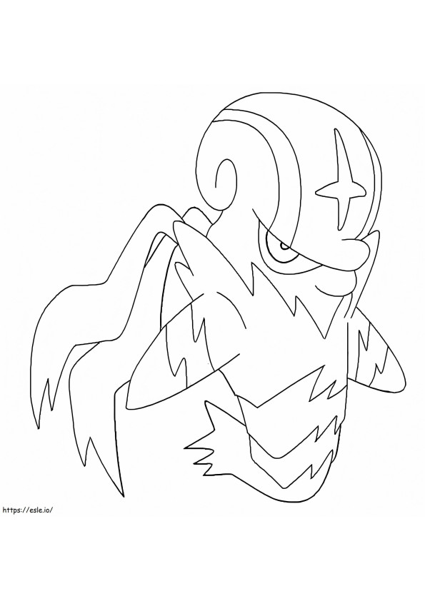 Free Accelgor Pokemon coloring page