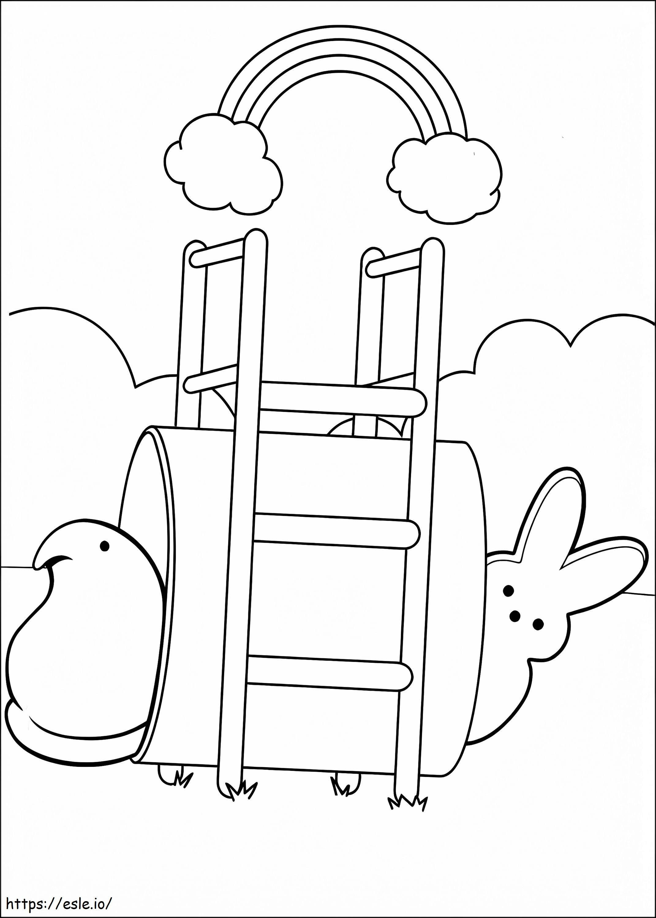 Marshmallow Peeps 4 coloring page