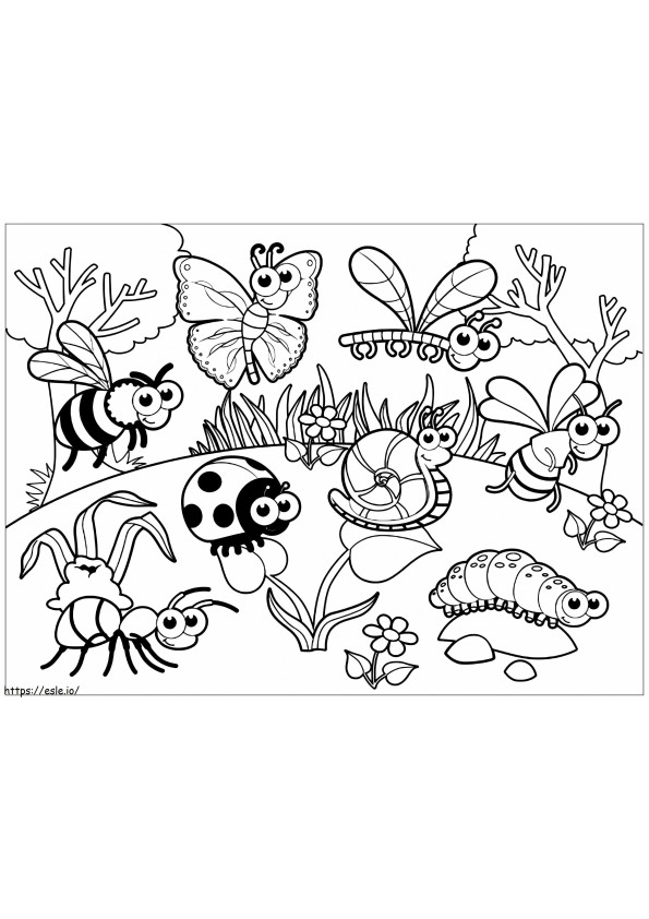 Insects To Print coloring page
