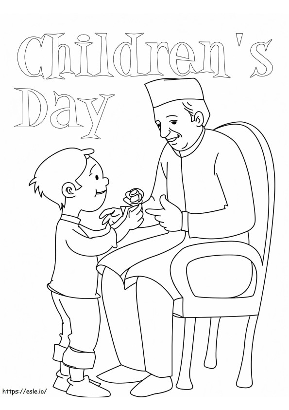 Dia das Crianças 7 para colorir