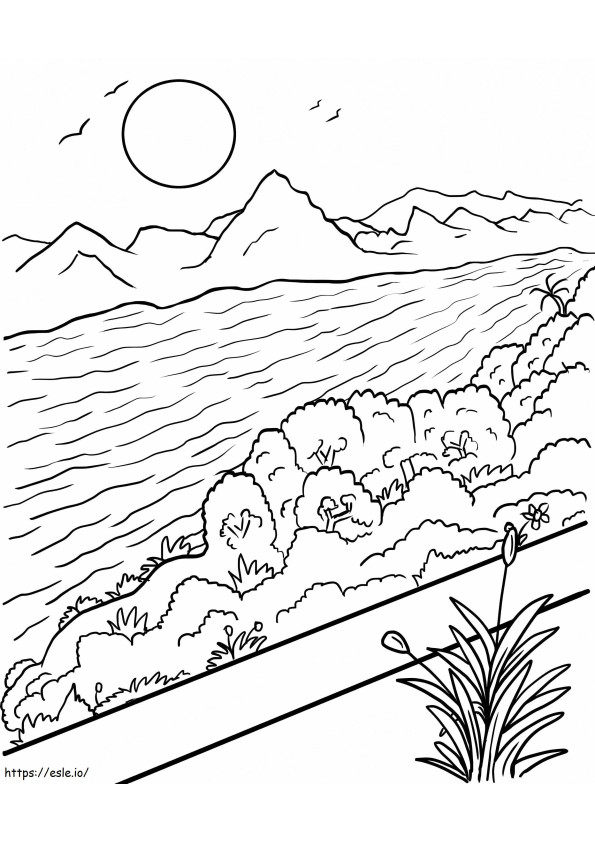 Free Printable Nile River coloring page