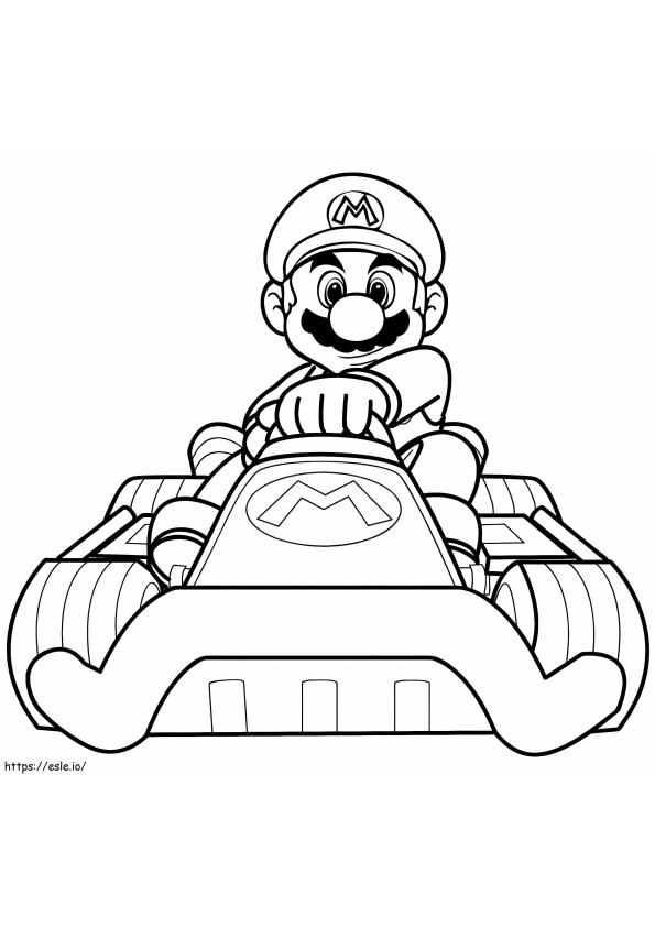 Coloriage 1578365496 Mario Kart à imprimer dessin