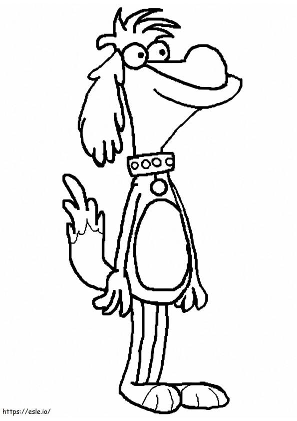 Hal The Dog coloring page