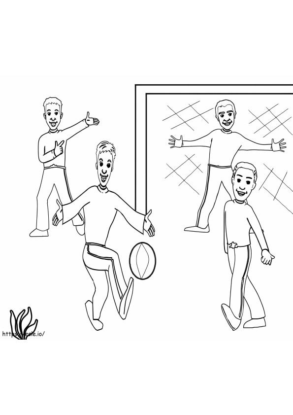 Smile Wiggles coloring page