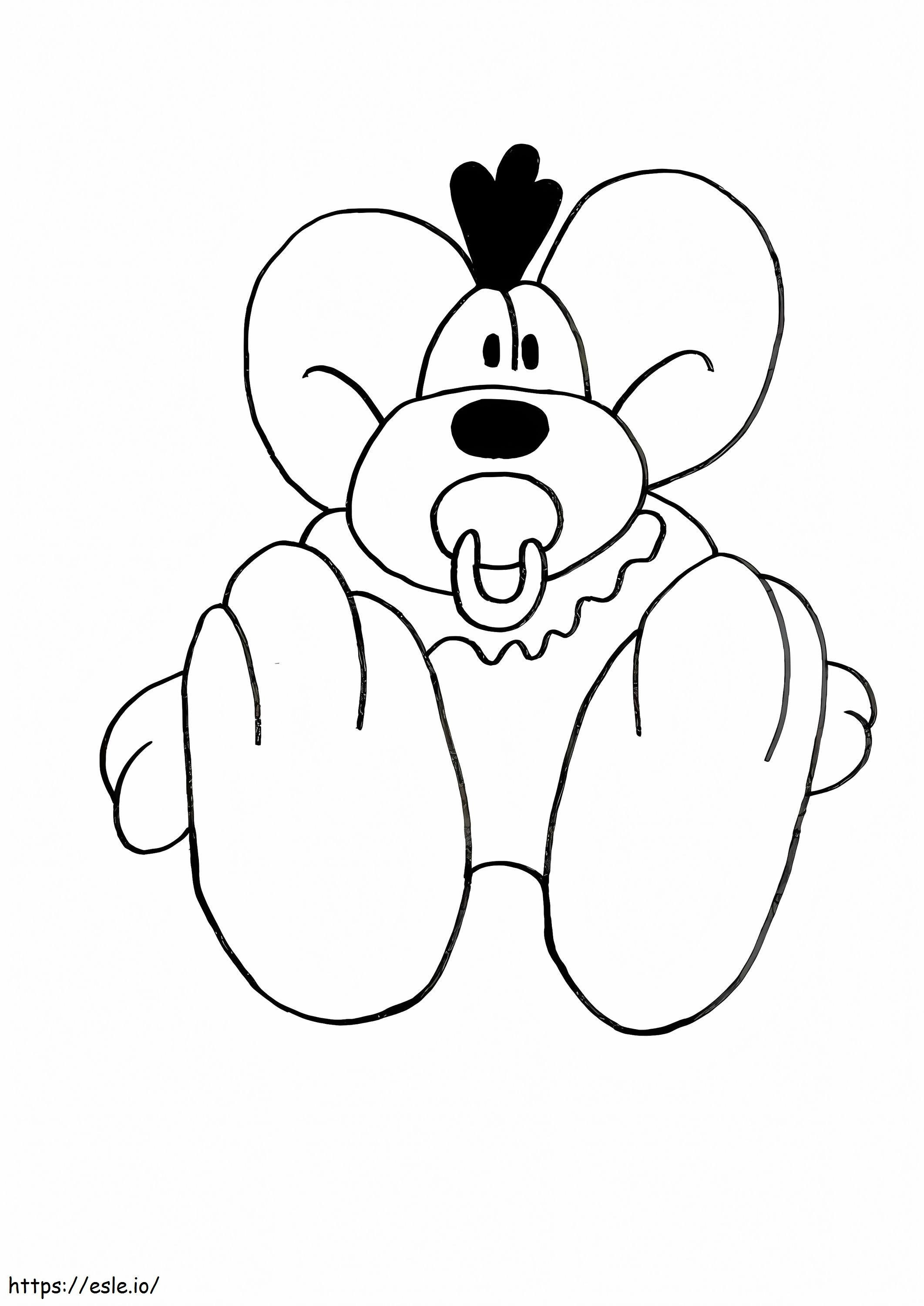 Diddle 4 coloring page