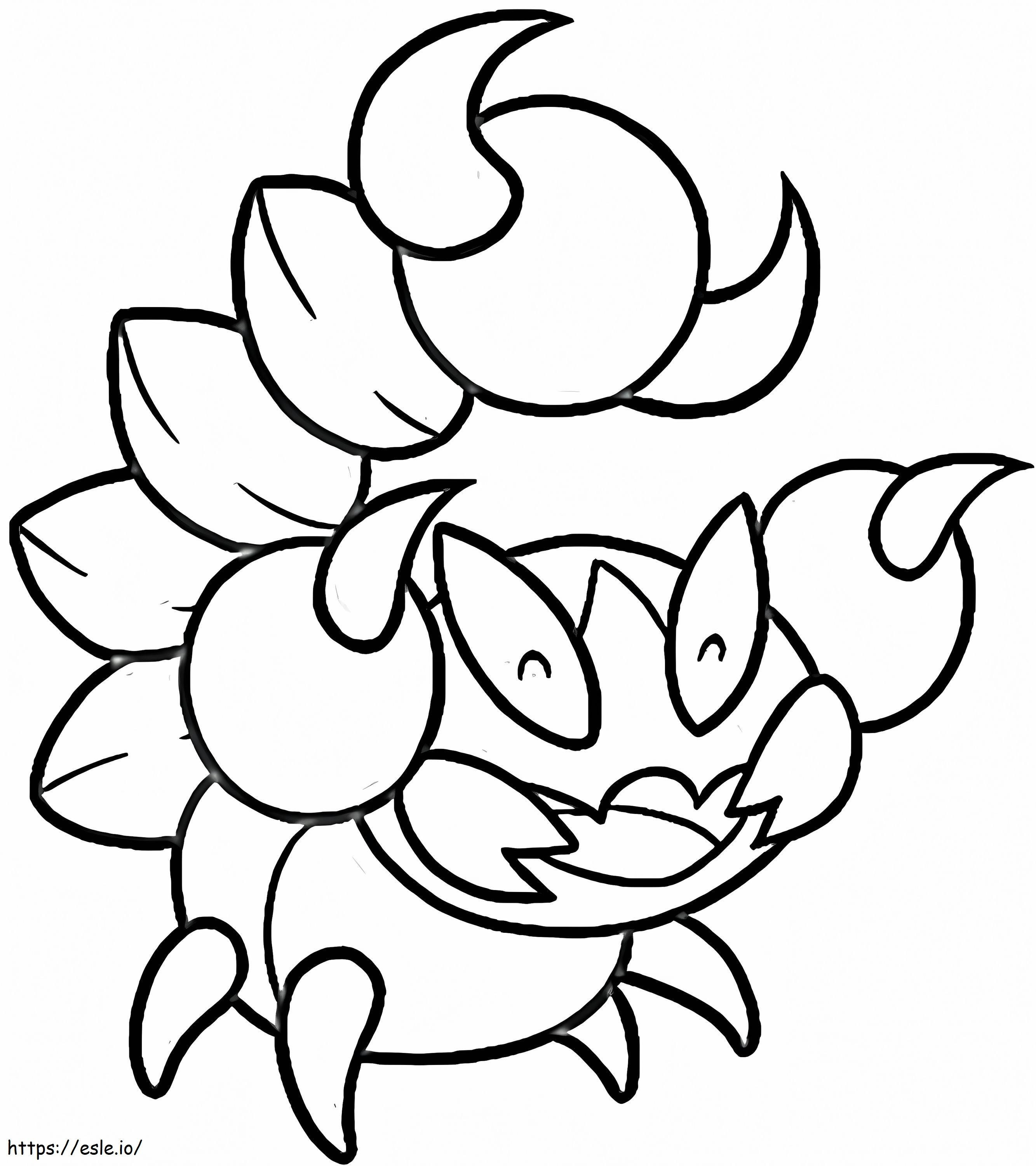 Shell Gen 4 Pokemon coloring page