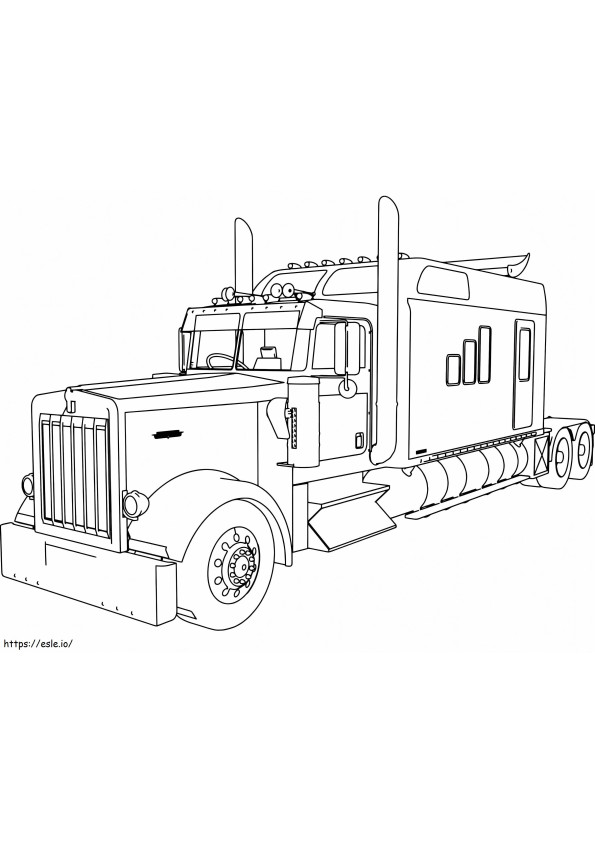 Free Truck coloring page