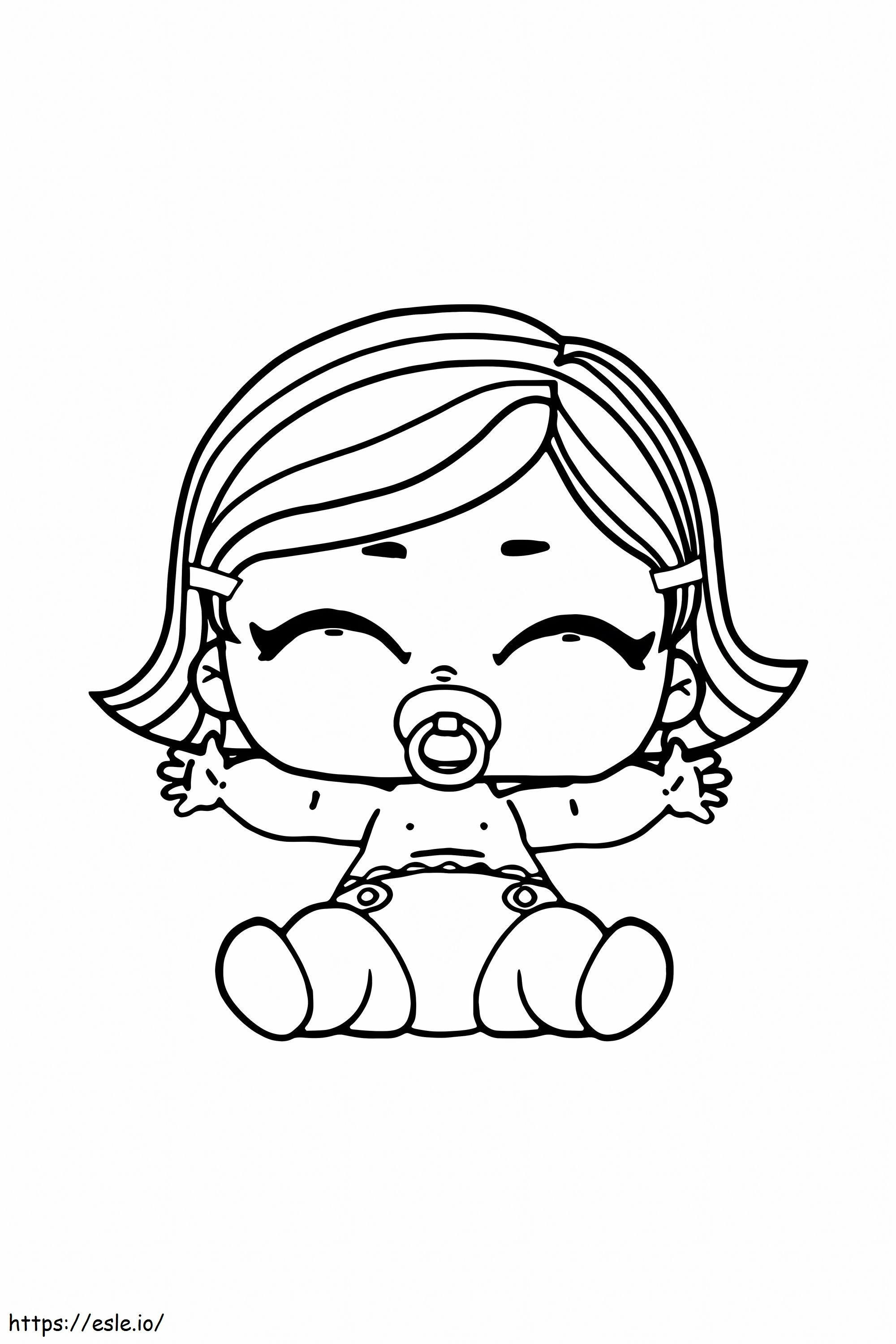 LOL Baby Lil Dreamy Doll coloring page