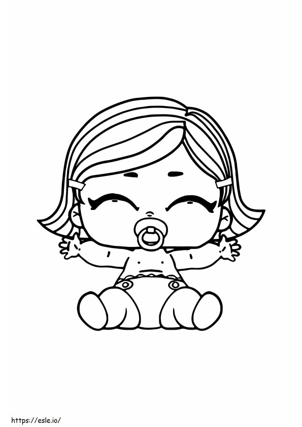 LOL Baby Lil Dreamy Doll coloring page