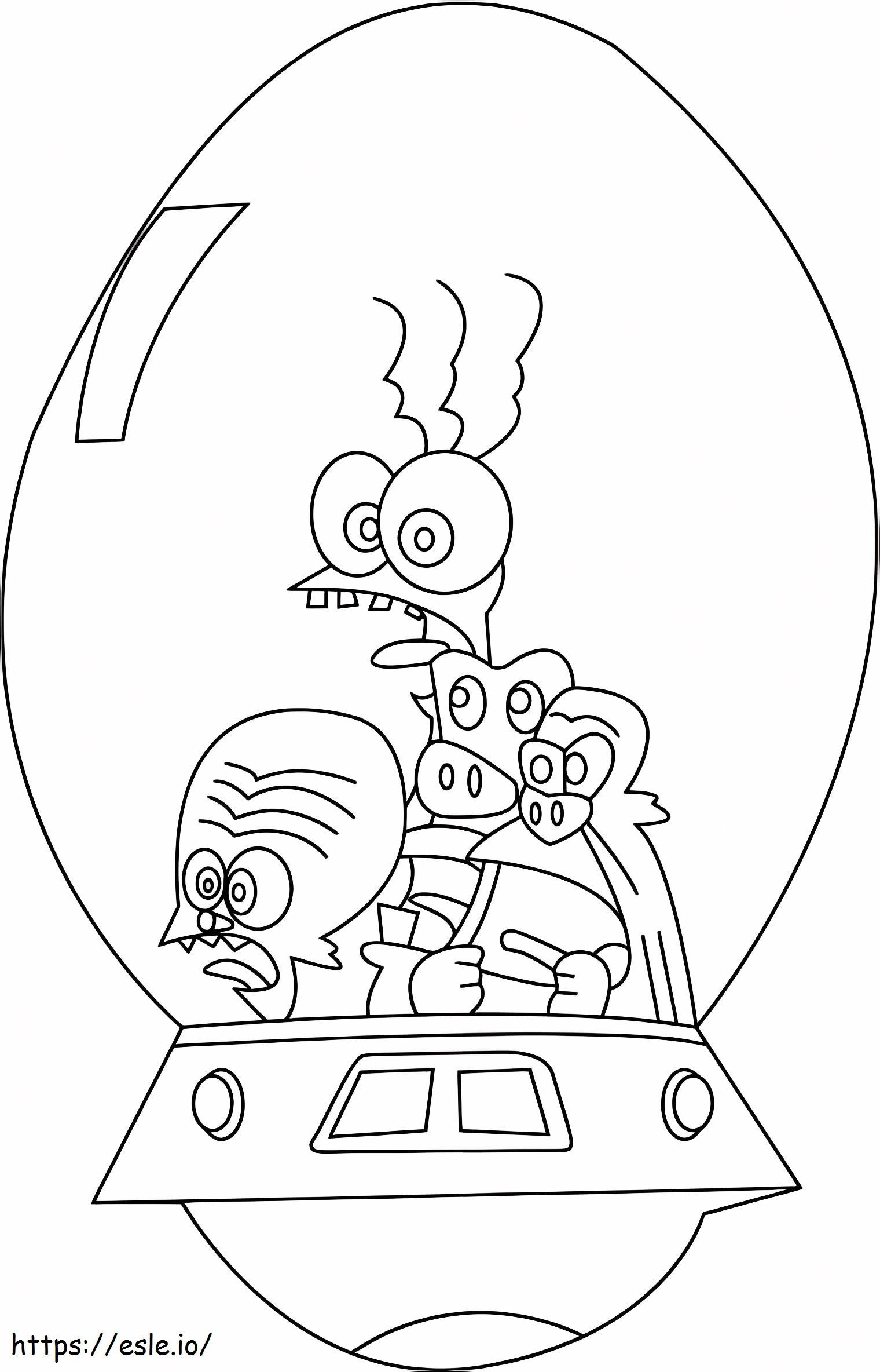 Space Goofs 1 coloring page