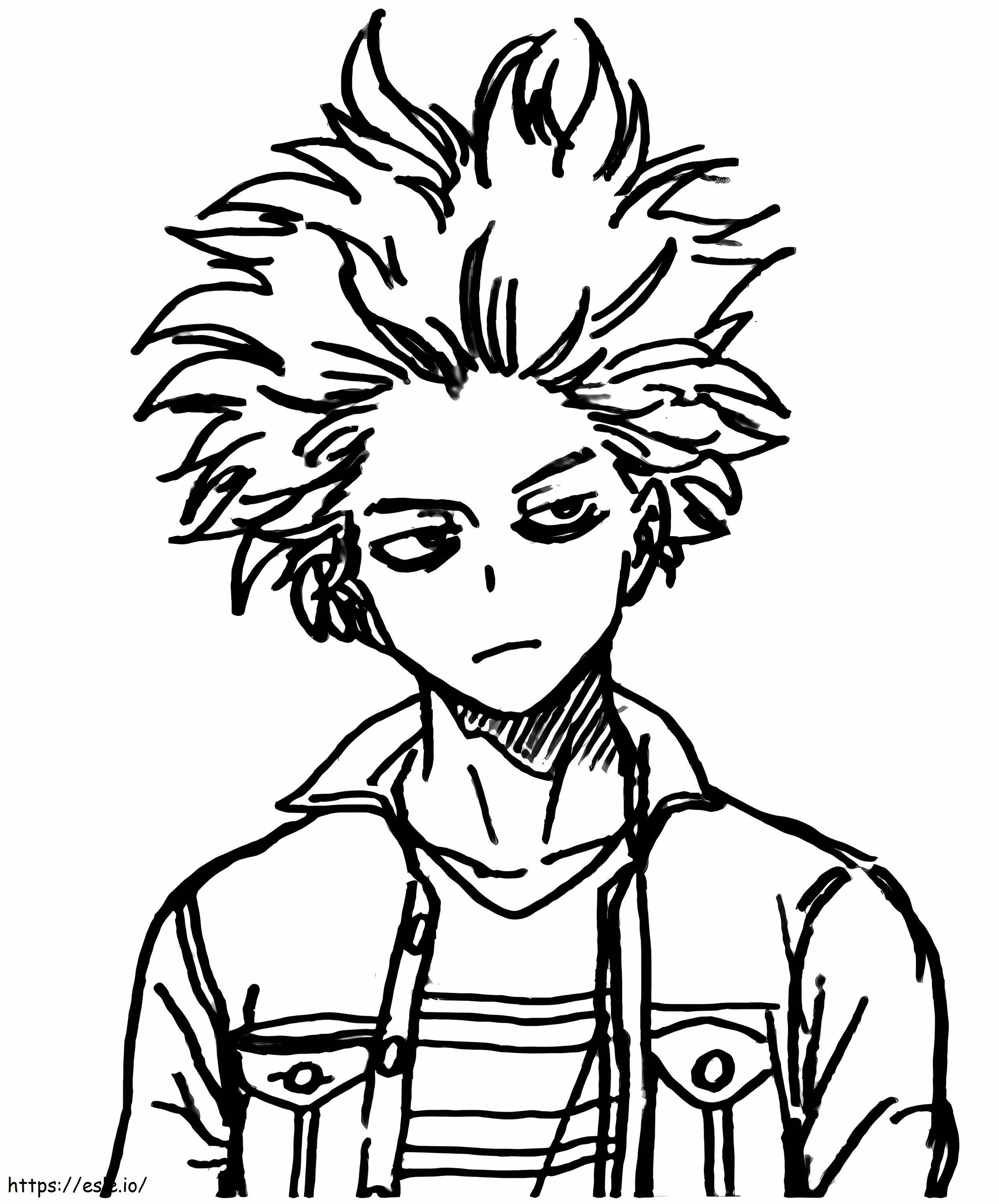 Cool Hitoshi Shinso coloring page