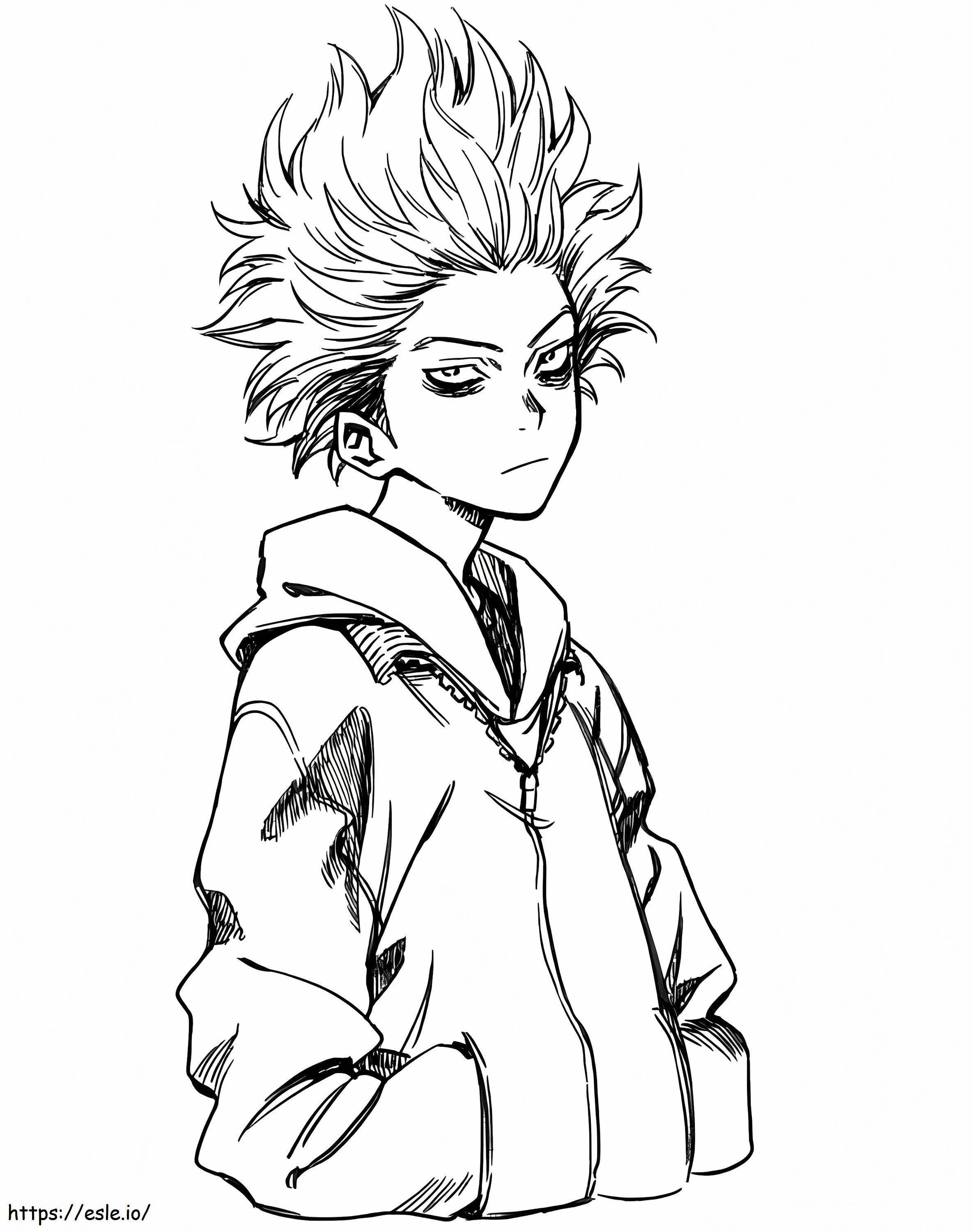 Handsome Hitoshi Shinso coloring page