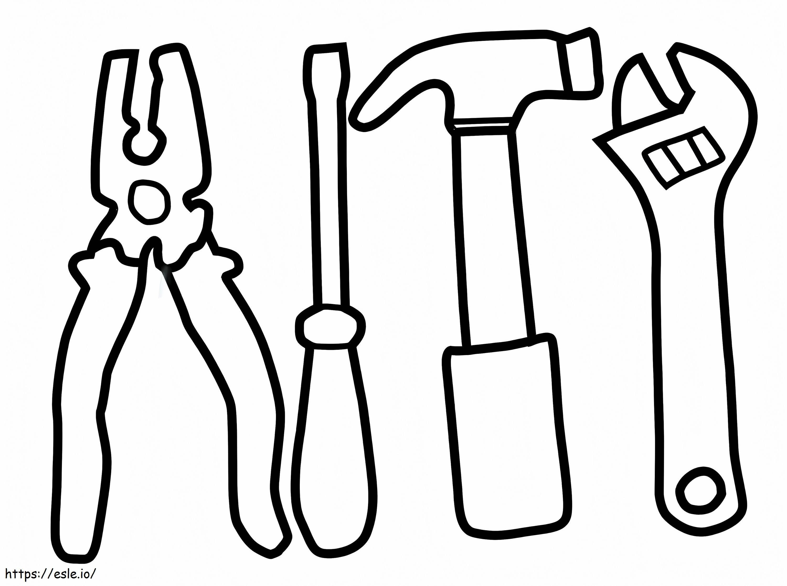 Print Tools coloring page