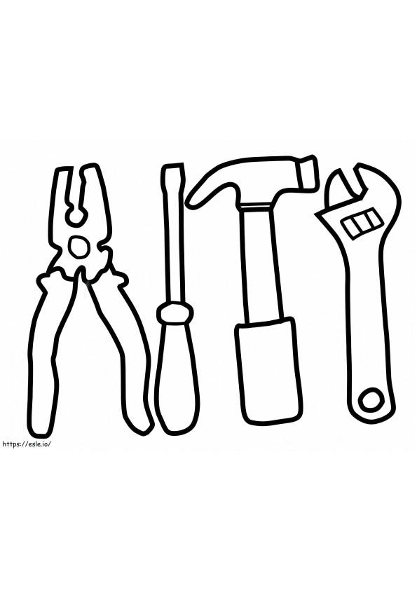 Print Tools coloring page
