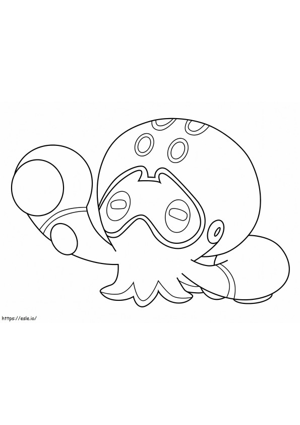 Pokémon Clobopus 2 para colorir