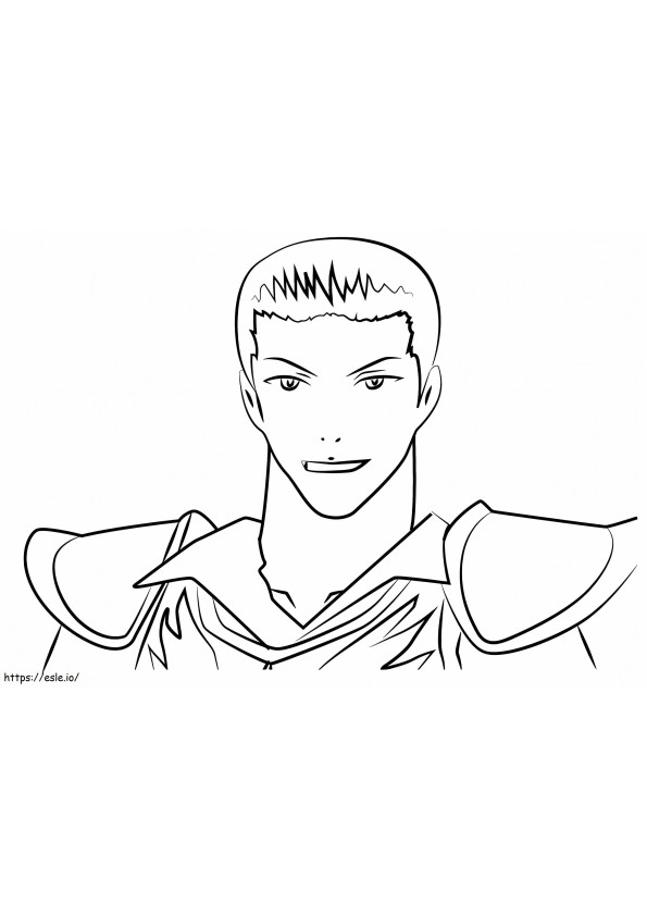 Cardin Winchester From RWBY coloring page