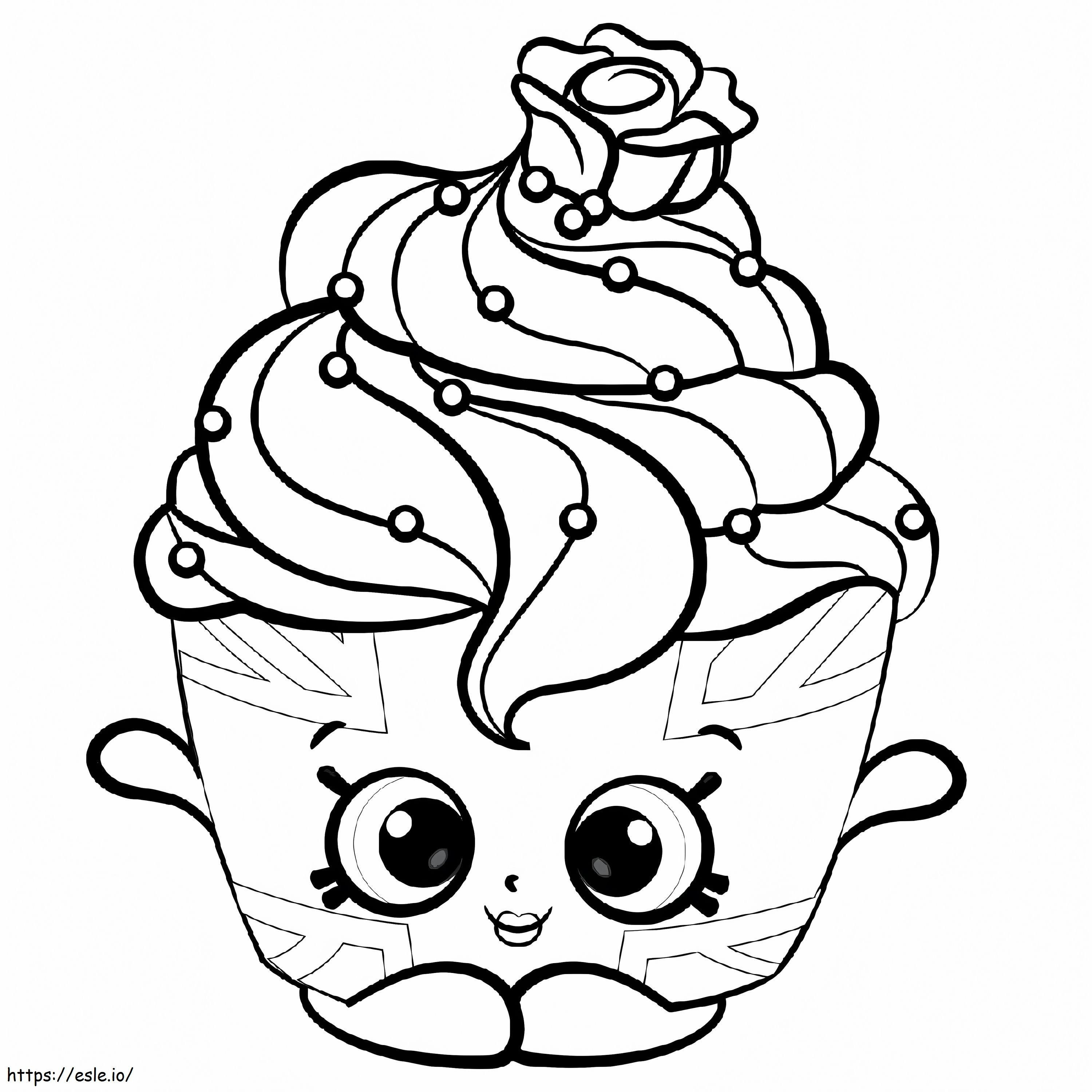 Isabella Ice Cream Shopkin coloring page