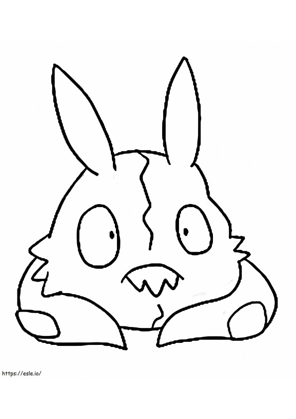 Trubbish Pokemon 3 ausmalbilder