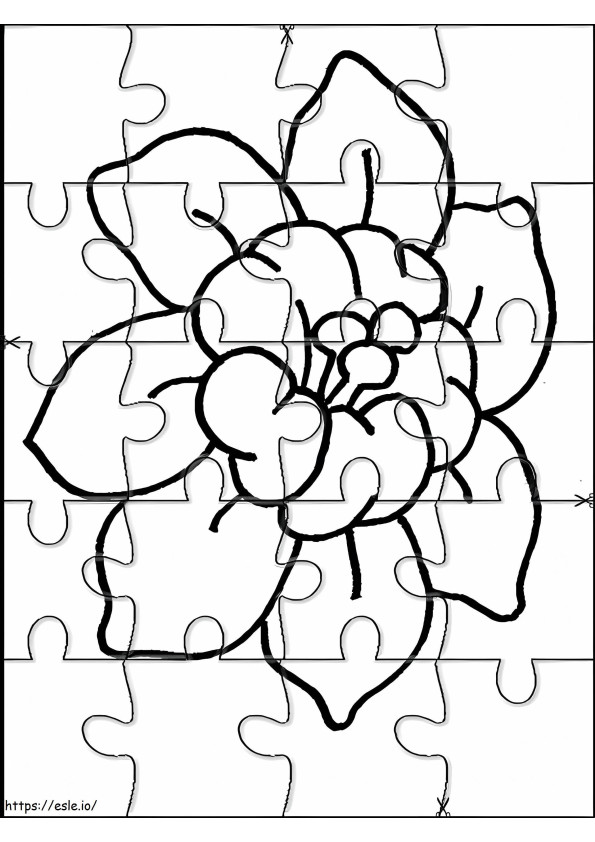 Puzzle cu flori