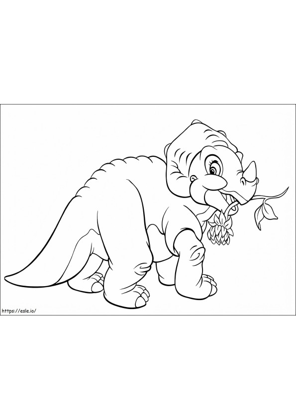 Cera From The Land Before Time coloring page