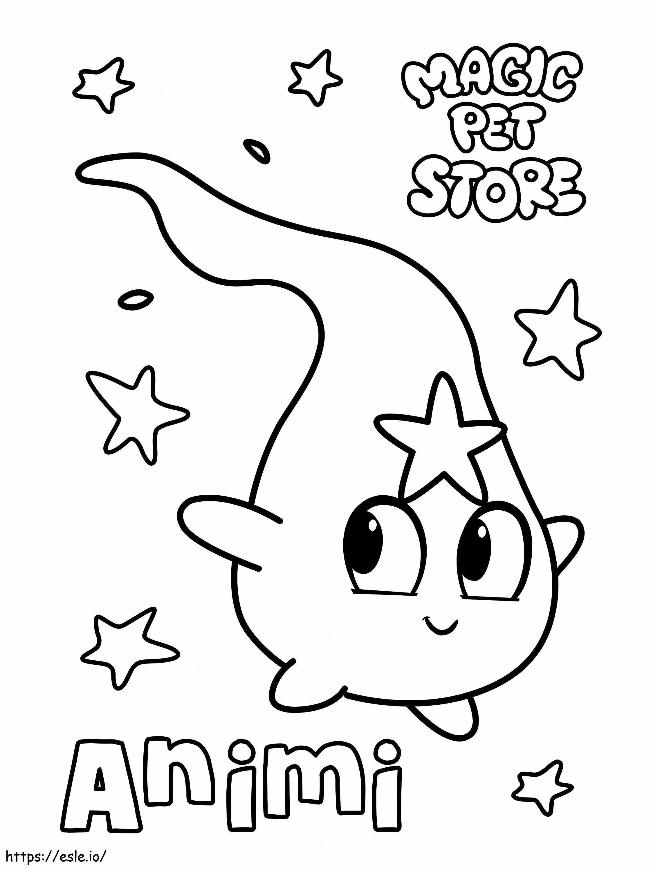 Animi a My Magic Pet Morphle-ból kifestő