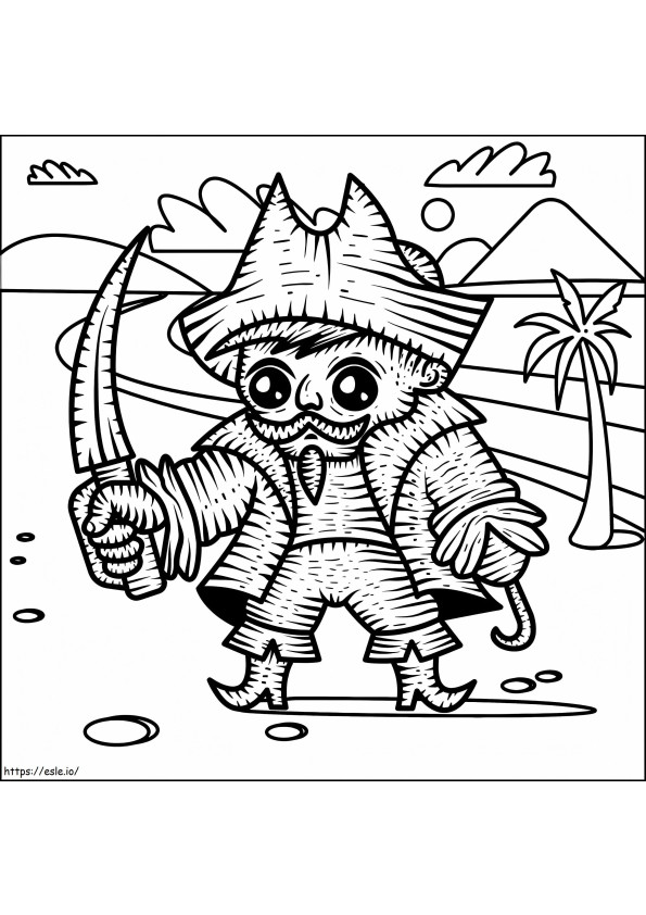 Pirate 3 coloring page