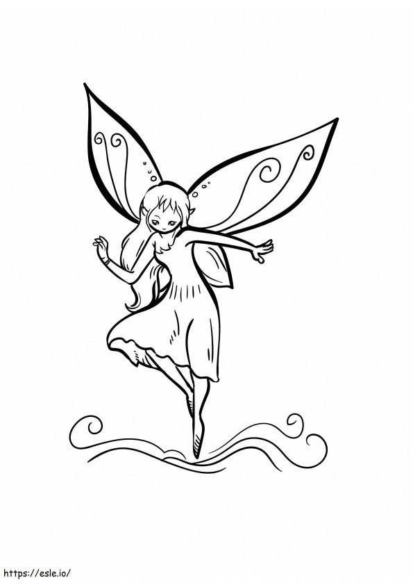 Awesome Fairy coloring page