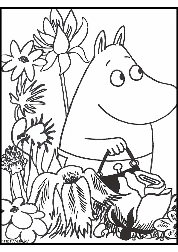 Moomin 9 coloring page