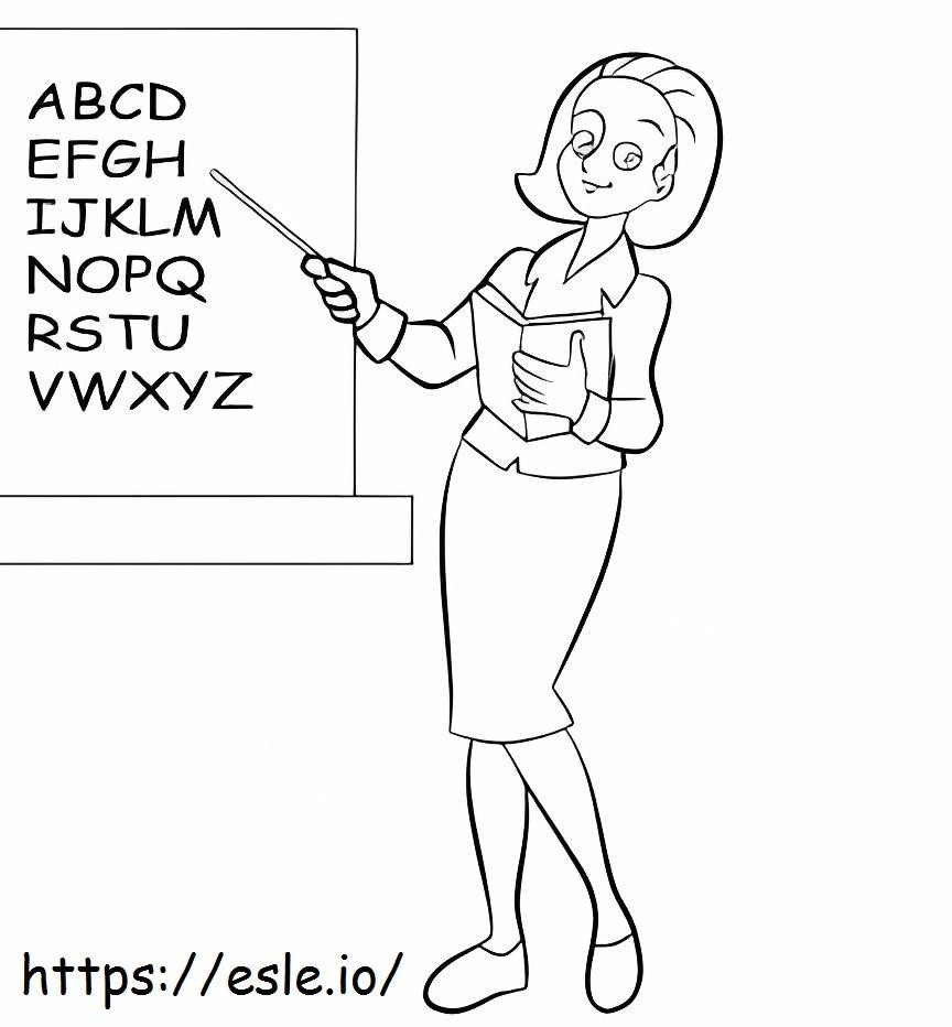 Professor Of English coloring page