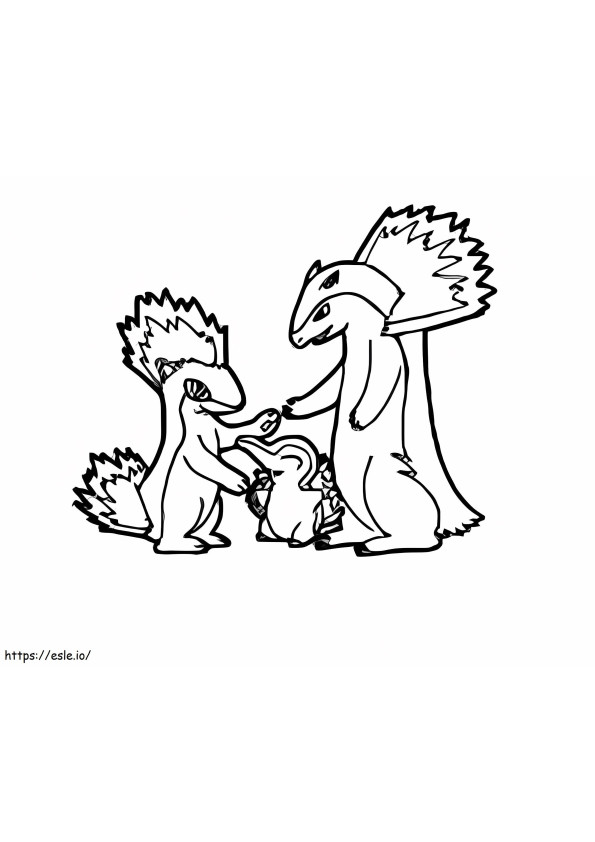 Cyndaquil 7 coloring page