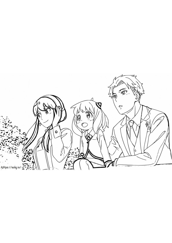 Spy X Family 5 coloring page